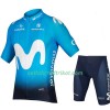 Fahrradbekleidung Radtrikot Kurzarm + Radhose Kurze 2018 Movistar Team N001 